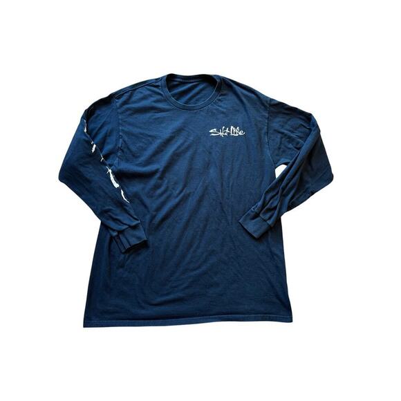 Salt Life Other - SALT LIFE Long Sleeve T-shirt, Navy Blue, size men's Medium